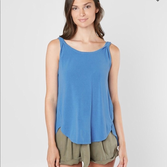 Free People | NWT Atlantic Knit Blue Tank Top - Picture 2 of 8